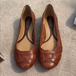 Naturalizer Women's Tan Leather Flats